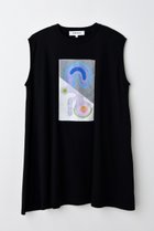 【エンフォルド/ENFOLD】のDRAWING-PRINT TANK-TOP/タンクトップ ブラック|ID: prp329100004927008 ipo3291000000036969759
