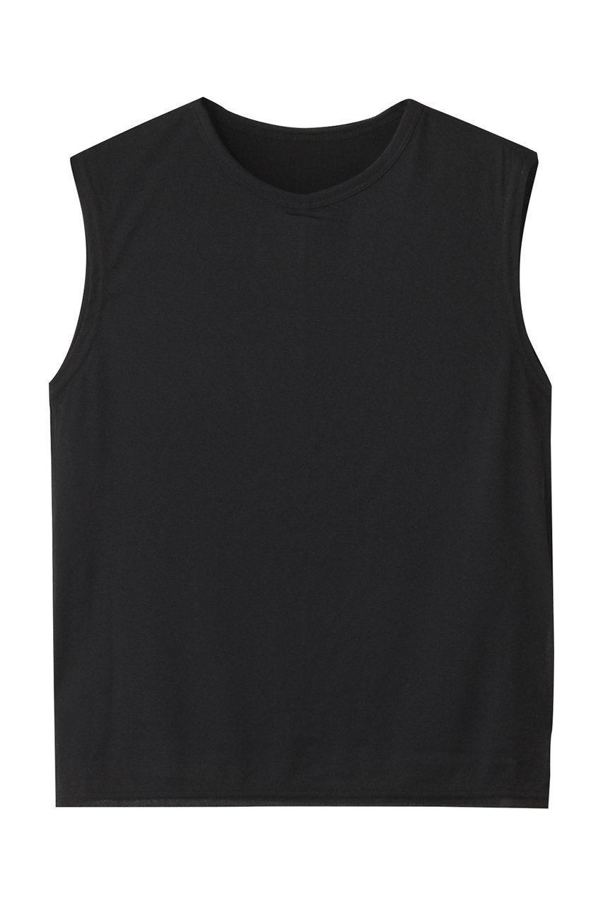 【メゾンスペシャル/MAISON SPECIAL】のReversible See-through Tank Top/リバーシブルシースルータンクトップ インテリア・キッズ・メンズ・レディースファッション・服の通販 founy(ファニー) 　ファッション　Fashion　レディースファッション　Fashion for Women　トップス・カットソー　Cut & Sew Tops　キャミソール&ノースリーブ　Camisoles & Sleeveless Tops　シャツ・ブラウス・オフィスカジュアル　Elegant Blouses & Button-Ups　ロングTシャツ・Tシャツ　Longline T-Shirts & Tees　カットソー・ベーシックTシャツ　Cut-and-Sewn Tops / Stretch Tees & Basics　インド　Indian Textile　キャミソール　Camisole, Spaghetti Strap Top　ストレッチ　Stretch, Stretchy Fabric　タンク　Tank Top, Sleeveless Top　リバーシブル　Reversible, Two-Sided　BLK(ブラック)|ID: prp329100004927014 ipo3291000000036969812