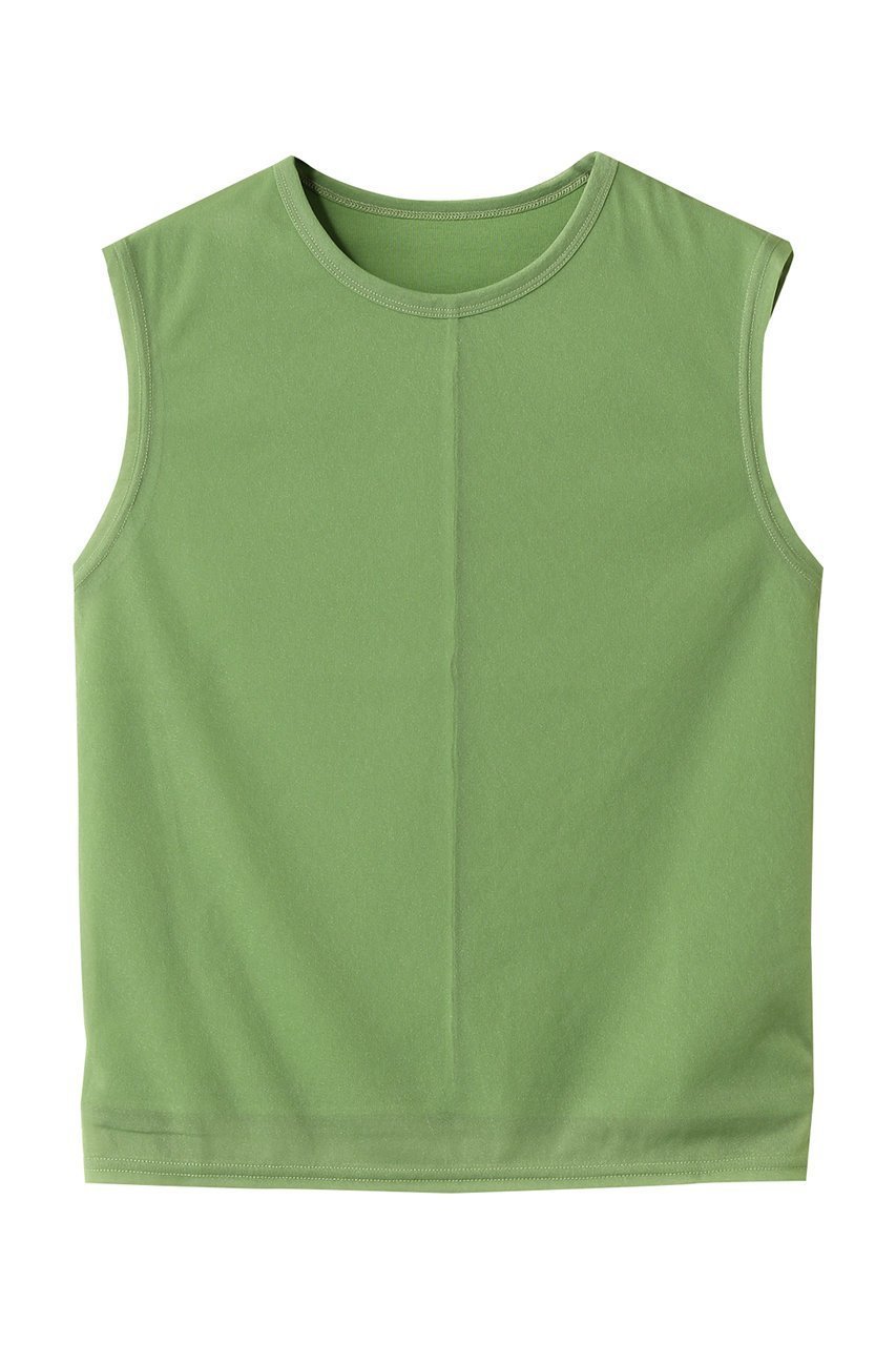 【メゾンスペシャル/MAISON SPECIAL】のReversible See-through Tank Top/リバーシブルシースルータンクトップ インテリア・キッズ・メンズ・レディースファッション・服の通販 founy(ファニー) 　ファッション　Fashion　レディースファッション　Fashion for Women　トップス・カットソー　Cut & Sew Tops　キャミソール&ノースリーブ　Camisoles & Sleeveless Tops　シャツ・ブラウス・オフィスカジュアル　Elegant Blouses & Button-Ups　ロングTシャツ・Tシャツ　Longline T-Shirts & Tees　カットソー・ベーシックTシャツ　Cut-and-Sewn Tops / Stretch Tees & Basics　インド　Indian Textile　キャミソール　Camisole, Spaghetti Strap Top　ストレッチ　Stretch, Stretchy Fabric　タンク　Tank Top, Sleeveless Top　リバーシブル　Reversible, Two-Sided　GRN(グリーン)|ID: prp329100004927014 ipo3291000000036969814