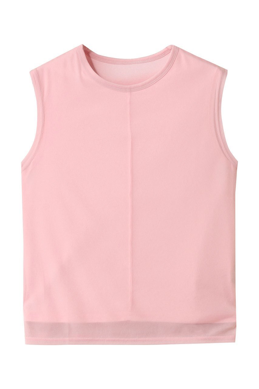 【メゾンスペシャル/MAISON SPECIAL】のReversible See-through Tank Top/リバーシブルシースルータンクトップ インテリア・キッズ・メンズ・レディースファッション・服の通販 founy(ファニー) 　ファッション　Fashion　レディースファッション　Fashion for Women　トップス・カットソー　Cut & Sew Tops　キャミソール&ノースリーブ　Camisoles & Sleeveless Tops　シャツ・ブラウス・オフィスカジュアル　Elegant Blouses & Button-Ups　ロングTシャツ・Tシャツ　Longline T-Shirts & Tees　カットソー・ベーシックTシャツ　Cut-and-Sewn Tops / Stretch Tees & Basics　インド　Indian Textile　キャミソール　Camisole, Spaghetti Strap Top　ストレッチ　Stretch, Stretchy Fabric　タンク　Tank Top, Sleeveless Top　リバーシブル　Reversible, Two-Sided　PNK(ピンク)|ID: prp329100004927014 ipo3291000000036969816