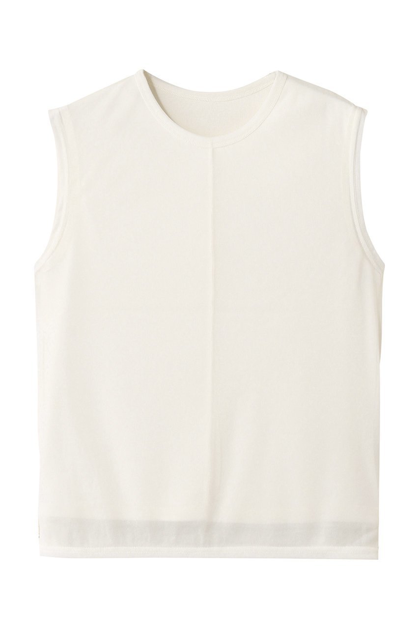 【メゾンスペシャル/MAISON SPECIAL】のReversible See-through Tank Top/リバーシブルシースルータンクトップ インテリア・キッズ・メンズ・レディースファッション・服の通販 founy(ファニー) 　ファッション　Fashion　レディースファッション　Fashion for Women　トップス・カットソー　Cut & Sew Tops　キャミソール&ノースリーブ　Camisoles & Sleeveless Tops　シャツ・ブラウス・オフィスカジュアル　Elegant Blouses & Button-Ups　ロングTシャツ・Tシャツ　Longline T-Shirts & Tees　カットソー・ベーシックTシャツ　Cut-and-Sewn Tops / Stretch Tees & Basics　インド　Indian Textile　キャミソール　Camisole, Spaghetti Strap Top　ストレッチ　Stretch, Stretchy Fabric　タンク　Tank Top, Sleeveless Top　リバーシブル　Reversible, Two-Sided　WHT(ホワイト)|ID: prp329100004927014 ipo3291000000036969818