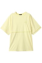 【メゾンスペシャル/MAISON SPECIAL】のShirring Embroidery Washed Big T-shirt/シャーリングエンブロイダリーウォッシュビッグTEE 人気、トレンドファッション・服の通販 founy(ファニー) ファッション Fashion レディースファッション Fashion for Women トップス・カットソー Cut & Sew Tops シャツ・ブラウス・オフィスカジュアル Elegant Blouses & Button-Ups ロングTシャツ・Tシャツ Longline T-Shirts & Tees カットソー・ベーシックTシャツ Cut-and-Sewn Tops / Stretch Tees & Basics ウォッシュ Washed Finish ヴィンテージ Vintage Style カットソー Cut and Sewn Top シャーリング Shirring, Ruched ショート Short, Short Length スリット Slit, Slit Detail スリーブ Sleeve, Long Sleeve / Short Sleeve ワンポイント One Point, Statement Accent thumbnail LIME(ライム)|ID: prp329100004927015 ipo3291000000036969831