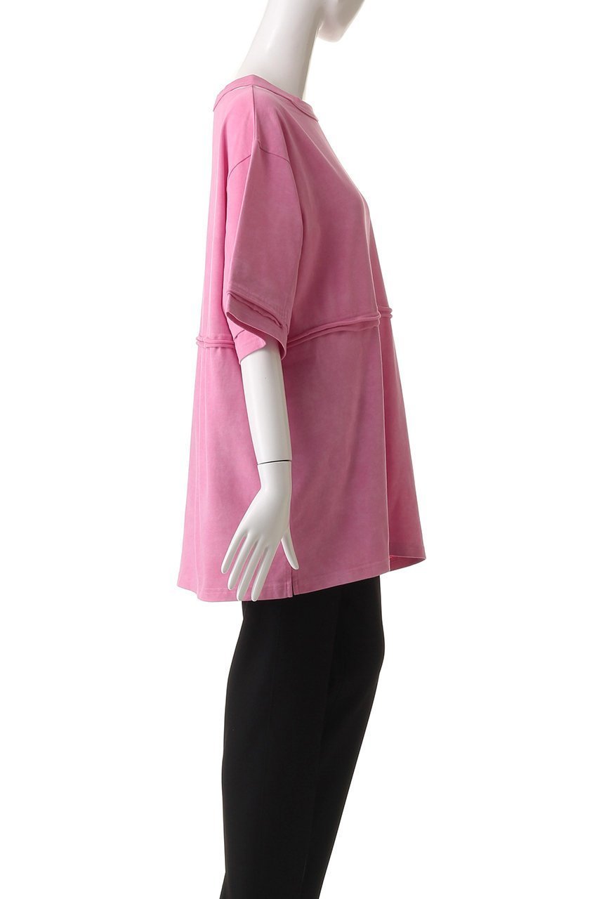 【メゾンスペシャル/MAISON SPECIAL】のShirring Embroidery Washed Big T-shirt/シャーリングエンブロイダリーウォッシュビッグTEE 人気、トレンドファッション・服の通販 founy(ファニー) 　ファッション　Fashion　レディースファッション　Fashion for Women　トップス・カットソー　Cut & Sew Tops　シャツ・ブラウス・オフィスカジュアル　Elegant Blouses & Button-Ups　ロングTシャツ・Tシャツ　Longline T-Shirts & Tees　カットソー・ベーシックTシャツ　Cut-and-Sewn Tops / Stretch Tees & Basics　ウォッシュ　Washed Finish　ヴィンテージ　Vintage Style　カットソー　Cut and Sewn Top　シャーリング　Shirring, Ruched　ショート　Short, Short Length　スリット　Slit, Slit Detail　スリーブ　Sleeve, Long Sleeve / Short Sleeve　ワンポイント　One Point, Statement Accent　other-3|ID: prp329100004927015 ipo3291000000036969837