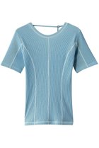 【メゾンスペシャル/MAISON SPECIAL】のBicolor Stitch Rib T-shirt/バイカラーステッチリブTシャツ BLU(ブルー)|ID: prp329100004927035 ipo3291000000036969991