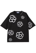 【メゾンスペシャル/MAISON SPECIAL】の【UNISEX】フラワーハンドプリントS/STシャツ BLK(ブラック)|ID: prp329100004927060 ipo3291000000036970201