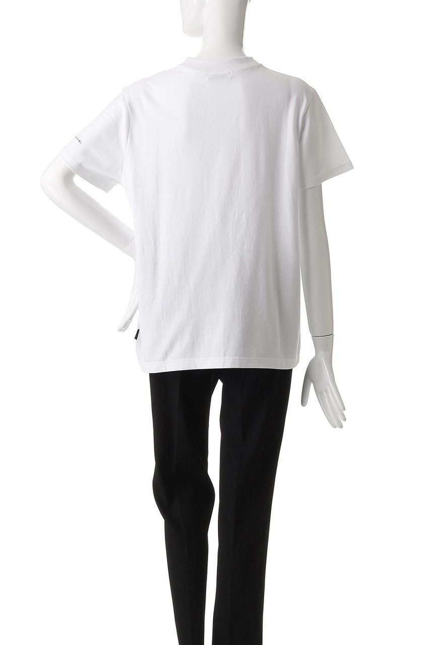 【プルミエ アロンディスモン/1er Arrondissement】のNOMADIS Tシャツ 人気、トレンドファッション・服の通販 founy(ファニー) 　ファッション　Fashion　レディースファッション　Fashion for Women　トップス・カットソー　Cut & Sew Tops　シャツ・ブラウス・オフィスカジュアル　Elegant Blouses & Button-Ups　ロングTシャツ・Tシャツ　Longline T-Shirts & Tees　カットソー・ベーシックTシャツ　Cut-and-Sewn Tops / Stretch Tees & Basics　ショート　Short, Short Length　スリーブ　Sleeve, Long Sleeve / Short Sleeve　デニム　Denim, Jeans Material　バランス　Balance, Style Balance　フェミニン　Feminine, Girly　プリント　Print, Printed Pattern　ボトム　Bottoms, Lower Wear　other-4|ID: prp329100004927064 ipo3291000000036970227