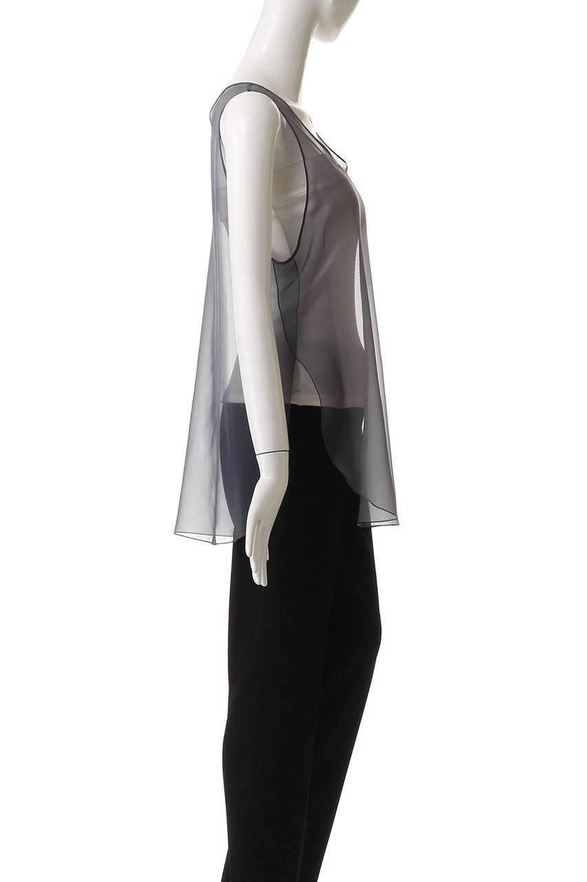 【スタニングルアー/STUNNING LURE】のエアーオーガンザタンク 人気、トレンドファッション・服の通販 founy(ファニー) 　ファッション　Fashion　レディースファッション　Fashion for Women　トップス・カットソー　Cut & Sew Tops　キャミソール&ノースリーブ　Camisoles & Sleeveless Tops　シャツ・ブラウス・オフィスカジュアル　Elegant Blouses & Button-Ups　ロングTシャツ・Tシャツ　Longline T-Shirts & Tees　カットソー・ベーシックTシャツ　Cut-and-Sewn Tops / Stretch Tees & Basics　エアリー　Airy Texture　オーガンジー　Organza Fabric　キャミソール　Camisole, Spaghetti Strap Top　シアー　Sheer, See-Through　シンプル　Simple, Minimal　タンク　Tank Top, Sleeveless Top　今夏　This Summer　夏　Summer　other-3|ID: prp329100004927072 ipo3291000000036970282