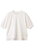 【スリー ドッツ/three dots】のプレイフルアウトフィット パフスリーブTシャツ 人気、トレンドファッション・服の通販 founy(ファニー) ファッション Fashion レディースファッション Fashion for Women トップス・カットソー Cut & Sew Tops シャツ・ブラウス・オフィスカジュアル Elegant Blouses & Button-Ups ロングTシャツ・Tシャツ Longline T-Shirts & Tees カットソー・ベーシックTシャツ Cut-and-Sewn Tops / Stretch Tees & Basics おすすめ Recommended / Our Picks ショート Short, Short Length シンプル Simple, Minimal スリーブ Sleeve, Long Sleeve / Short Sleeve セットアップ Set-Up, Coordinated Outfit thumbnail ホワイト|ID: prp329100004927086 ipo3291000000036970366