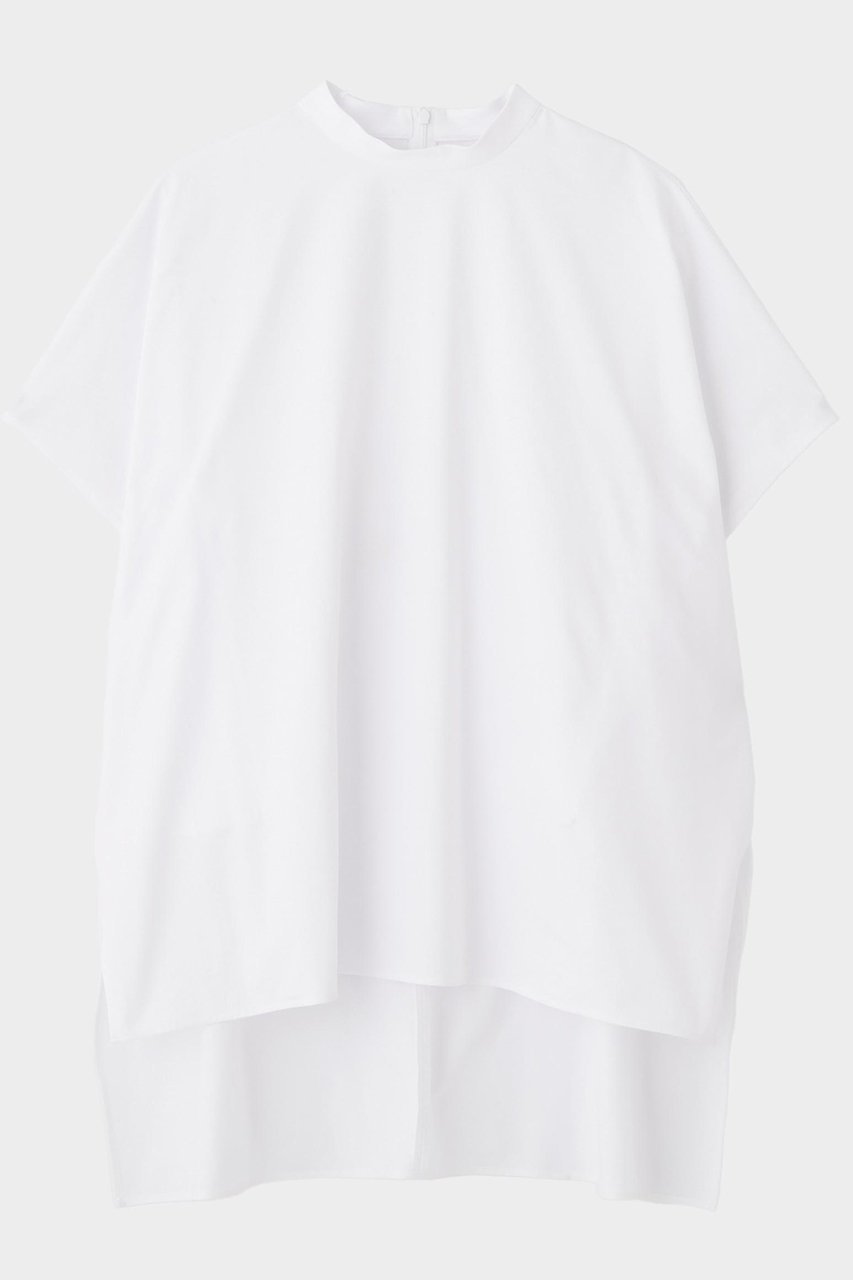 【ル フィル/LE PHIL】のハイゲージ天竺カットソー インテリア・キッズ・メンズ・レディースファッション・服の通販 founy(ファニー) 　ファッション　Fashion　レディースファッション　Fashion for Women　トップス・カットソー　Cut & Sew Tops　シャツ・ブラウス・オフィスカジュアル　Elegant Blouses & Button-Ups　ロングTシャツ・Tシャツ　Longline T-Shirts & Tees　カットソー・ベーシックTシャツ　Cut-and-Sewn Tops / Stretch Tees & Basics　カットソー　Cut and Sewn Top　コンパクト　Compact, Small Size　ショート　Short, Short Length　スタンダード　Standard, Basic　スリーブ　Sleeve, Long Sleeve / Short Sleeve　モックネック　Mock Neck, Short Turtleneck　エレガント 上品　Elegant　夏　Summer　ホワイト|ID: prp329100004927090 ipo3291000000036970393