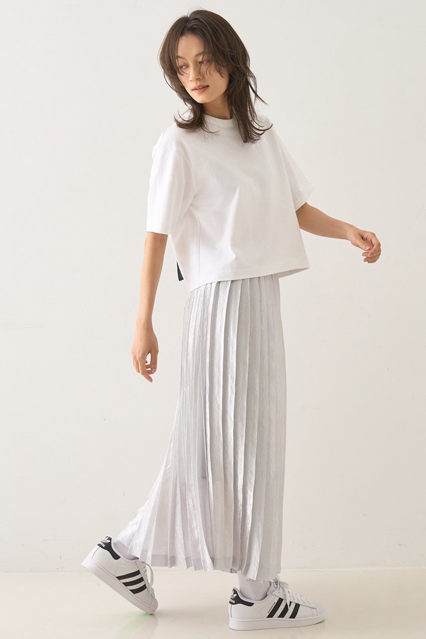 【デザイン ワークス/DESIGN WORKS】のバックリボンヴィンテージ加工Tシャツ 人気、トレンドファッション・服の通販 founy(ファニー) 　ファッション　Fashion　レディースファッション　Fashion for Women　トップス・カットソー　Cut & Sew Tops　シャツ・ブラウス・オフィスカジュアル　Elegant Blouses & Button-Ups　ロングTシャツ・Tシャツ　Longline T-Shirts & Tees　カットソー・ベーシックTシャツ　Cut-and-Sewn Tops / Stretch Tees & Basics　ショート　Short, Short Length　スリーブ　Sleeve, Long Sleeve / Short Sleeve　タフタ　Taffeta, Structured Fabric　デニム　Denim, Jeans Material　リボン　Ribbon, Bow　ヴィンテージ　Vintage Style　 other-1|ID: prp329100004927092 ipo3291000000036970405