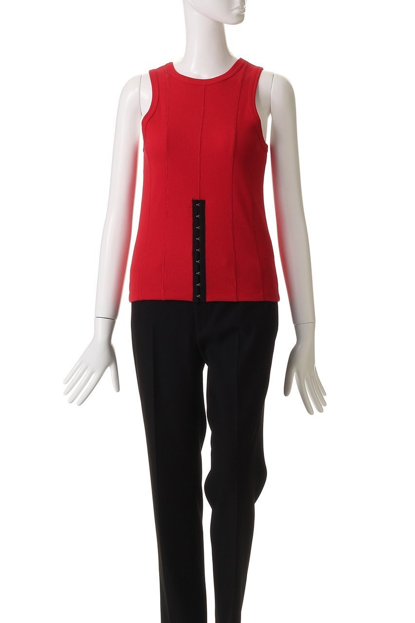 【プランク プロジェクト/PRANK PROJECT】の2WAYフックアイタンク / 2WAY Hook Eye Tank 人気、トレンドファッション・服の通販 founy(ファニー) 　ファッション　Fashion　レディースファッション　Fashion for Women　トップス・カットソー　Cut & Sew Tops　キャミソール&ノースリーブ　Camisoles & Sleeveless Tops　シャツ・ブラウス・オフィスカジュアル　Elegant Blouses & Button-Ups　ロングTシャツ・Tシャツ　Longline T-Shirts & Tees　カットソー・ベーシックTシャツ　Cut-and-Sewn Tops / Stretch Tees & Basics　アメリカン　American Style　インナー　Innerwear　キャミソール　Camisole, Spaghetti Strap Top　スリーブ　Sleeve, Long Sleeve / Short Sleeve　タンク　Tank Top, Sleeveless Top　ビンテージ　Vintage, Retro Style　フロント　Front, Front Design　プレート　Plate, Dish　ヘムライン　Hemline, Bottom Cut　ロング　Long, Long-Length　夏　Summer　other-2|ID: prp329100004927103 ipo3291000000036970497