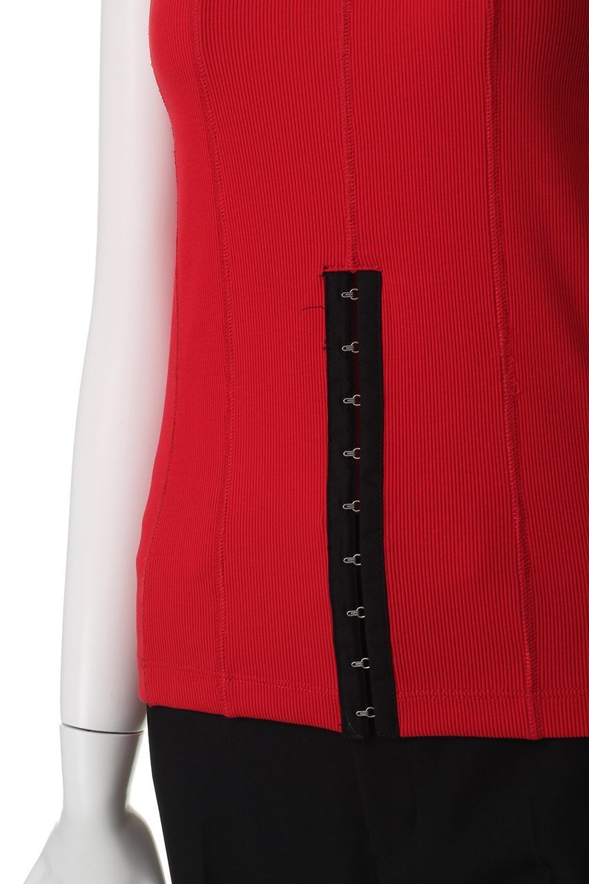 【プランク プロジェクト/PRANK PROJECT】の2WAYフックアイタンク / 2WAY Hook Eye Tank 人気、トレンドファッション・服の通販 founy(ファニー) 　ファッション　Fashion　レディースファッション　Fashion for Women　トップス・カットソー　Cut & Sew Tops　キャミソール&ノースリーブ　Camisoles & Sleeveless Tops　シャツ・ブラウス・オフィスカジュアル　Elegant Blouses & Button-Ups　ロングTシャツ・Tシャツ　Longline T-Shirts & Tees　カットソー・ベーシックTシャツ　Cut-and-Sewn Tops / Stretch Tees & Basics　アメリカン　American Style　インナー　Innerwear　キャミソール　Camisole, Spaghetti Strap Top　スリーブ　Sleeve, Long Sleeve / Short Sleeve　タンク　Tank Top, Sleeveless Top　ビンテージ　Vintage, Retro Style　フロント　Front, Front Design　プレート　Plate, Dish　ヘムライン　Hemline, Bottom Cut　ロング　Long, Long-Length　夏　Summer　other-5|ID: prp329100004927103 ipo3291000000036970501