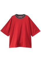 【メゾンスペシャル/MAISON SPECIAL】の【UNISEX】襟リブニット切替 Tシャツ RED(レッド)|ID: prp329100004927122 ipo3291000000036970635