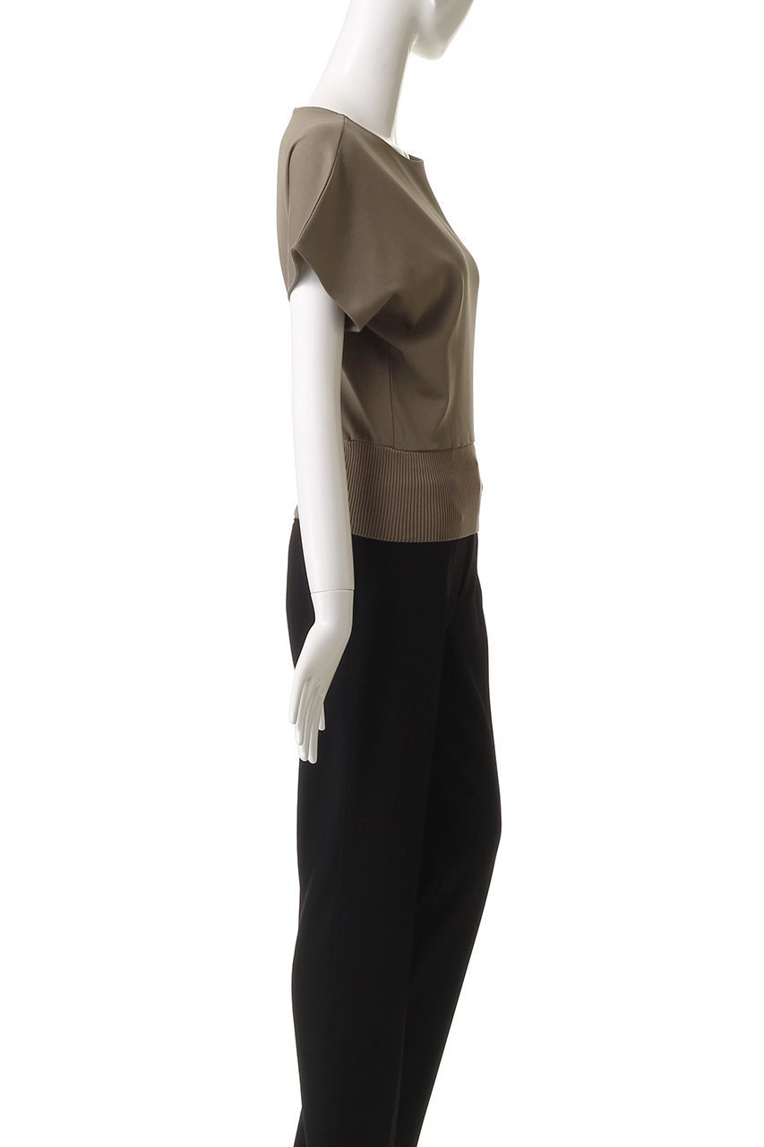 【アンクレイヴ/uncrave】のダブルフェイスジャージ ドルマンスリーブリブトップス 人気、トレンドファッション・服の通販 founy(ファニー) 　ファッション　Fashion　レディースファッション　Fashion for Women　トップス・カットソー　Cut & Sew Tops　シャツ・ブラウス・オフィスカジュアル　Elegant Blouses & Button-Ups　ロングTシャツ・Tシャツ　Longline T-Shirts & Tees　カットソー・ベーシックTシャツ　Cut-and-Sewn Tops / Stretch Tees & Basics　ショート　Short, Short Length　シルケット　Silket, Silky Cotton　スリーブ　Sleeve, Long Sleeve / Short Sleeve　フラット　Flat, Flat Shoes　定番　Standard, Basic Item　other-3|ID: prp329100004927159 ipo3291000000036970899