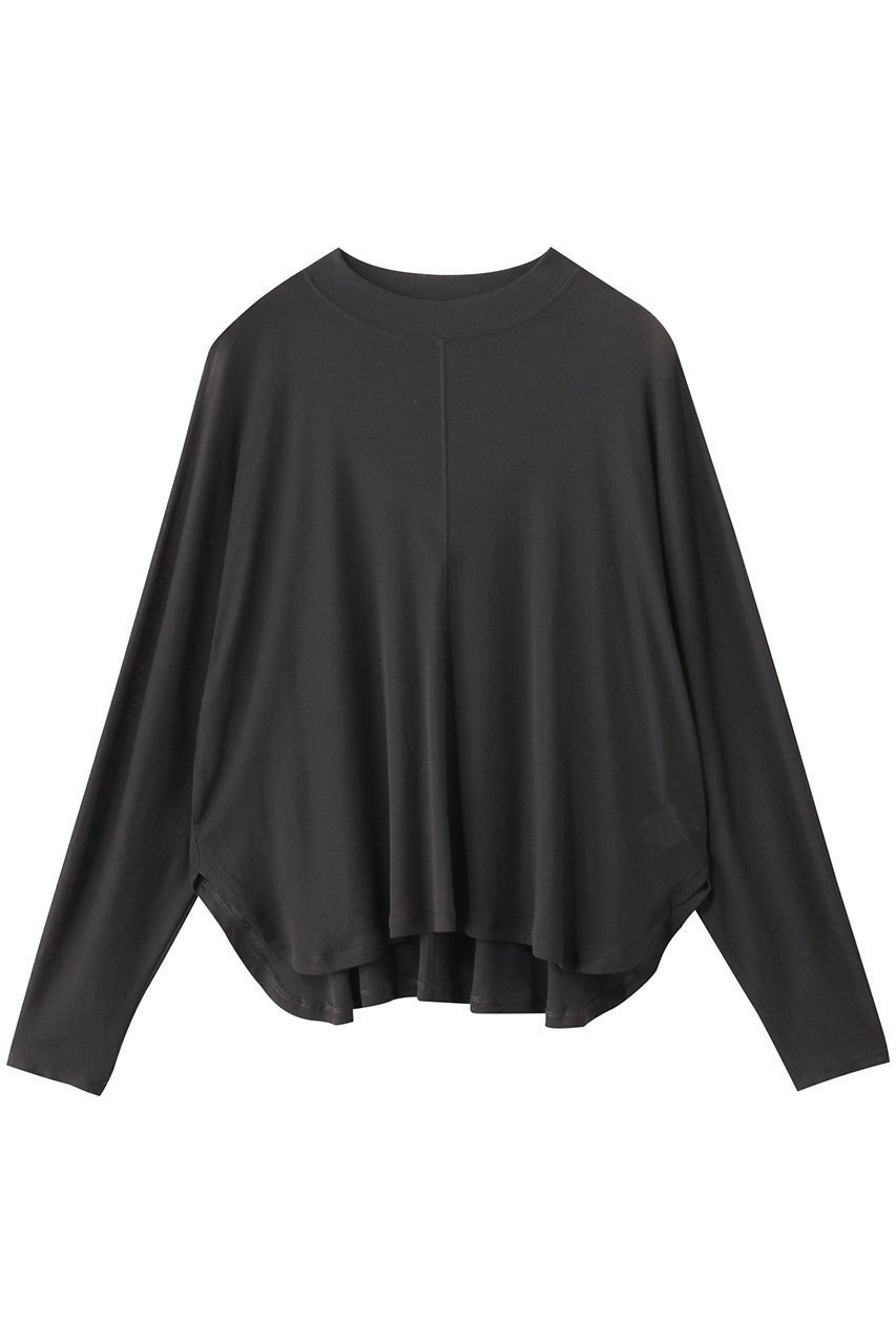 【アンクレイヴ/uncrave】のシアーハイツイストリブ ドルマントップス インテリア・キッズ・メンズ・レディースファッション・服の通販 founy(ファニー) 　ファッション　Fashion　レディースファッション　Fashion for Women　トップス・カットソー　Cut & Sew Tops　シャツ・ブラウス・オフィスカジュアル　Elegant Blouses & Button-Ups　ロングTシャツ・Tシャツ　Longline T-Shirts & Tees　カットソー・ベーシックTシャツ　Cut-and-Sewn Tops / Stretch Tees & Basics　イレギュラー　Irregular Design　グラデーション　Gradient, Ombre　シアー　Sheer, See-Through　スリーブ　Sleeve, Long Sleeve / Short Sleeve　ロング　Long, Long-Length　スレート|ID: prp329100004927161 ipo3291000000036970909