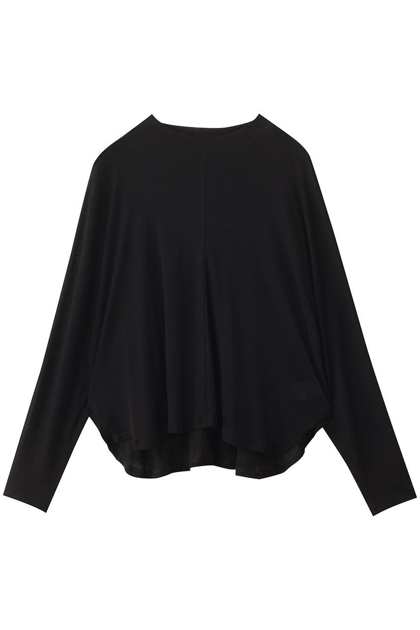 【アンクレイヴ/uncrave】のシアーハイツイストリブ ドルマントップス インテリア・キッズ・メンズ・レディースファッション・服の通販 founy(ファニー) 　ファッション　Fashion　レディースファッション　Fashion for Women　トップス・カットソー　Cut & Sew Tops　シャツ・ブラウス・オフィスカジュアル　Elegant Blouses & Button-Ups　ロングTシャツ・Tシャツ　Longline T-Shirts & Tees　カットソー・ベーシックTシャツ　Cut-and-Sewn Tops / Stretch Tees & Basics　イレギュラー　Irregular Design　グラデーション　Gradient, Ombre　シアー　Sheer, See-Through　スリーブ　Sleeve, Long Sleeve / Short Sleeve　ロング　Long, Long-Length　ブラック|ID: prp329100004927161 ipo3291000000036970910