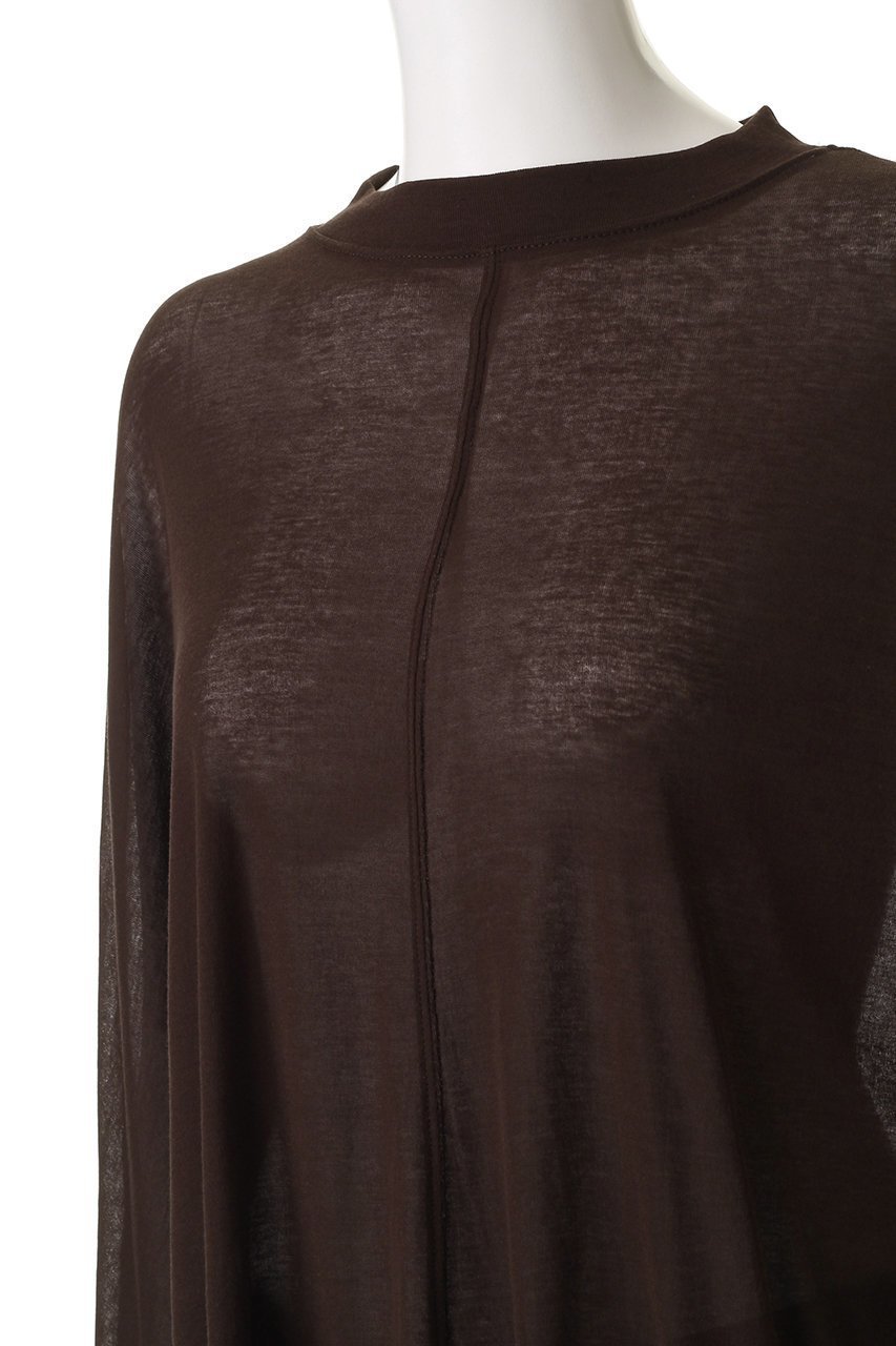 【アンクレイヴ/uncrave】のシアーハイツイストリブ ドルマントップス 人気、トレンドファッション・服の通販 founy(ファニー) 　ファッション　Fashion　レディースファッション　Fashion for Women　トップス・カットソー　Cut & Sew Tops　シャツ・ブラウス・オフィスカジュアル　Elegant Blouses & Button-Ups　ロングTシャツ・Tシャツ　Longline T-Shirts & Tees　カットソー・ベーシックTシャツ　Cut-and-Sewn Tops / Stretch Tees & Basics　イレギュラー　Irregular Design　グラデーション　Gradient, Ombre　シアー　Sheer, See-Through　スリーブ　Sleeve, Long Sleeve / Short Sleeve　ロング　Long, Long-Length　other-5|ID: prp329100004927161 ipo3291000000036970916