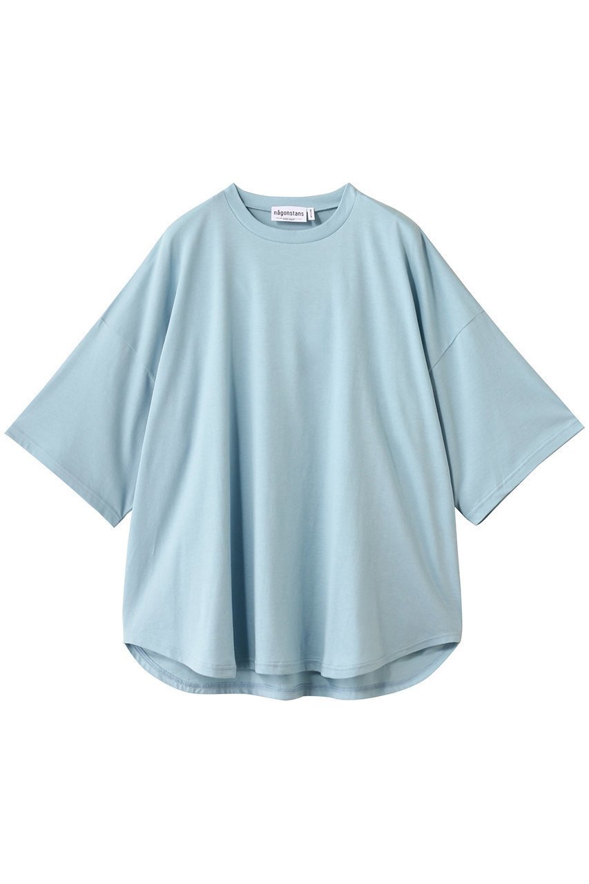 【ナゴンスタンス/nagonstans】のcurve-hem t-shirt/Tシャツ インテリア・キッズ・メンズ・レディースファッション・服の通販 founy(ファニー) 　ファッション　Fashion　レディースファッション　Fashion for Women　トップス・カットソー　Cut & Sew Tops　シャツ・ブラウス・オフィスカジュアル　Elegant Blouses & Button-Ups　ロングTシャツ・Tシャツ　Longline T-Shirts & Tees　カットソー・ベーシックTシャツ　Cut-and-Sewn Tops / Stretch Tees & Basics　ショート　Short, Short Length　スクエア　Square, Square Shape　スリット　Slit, Slit Detail　スリーブ　Sleeve, Long Sleeve / Short Sleeve　バランス　Balance, Style Balance　ルーズ　Loose, Oversized　定番　Standard, Basic Item　Soda|ID: prp329100004927165 ipo3291000000036970932