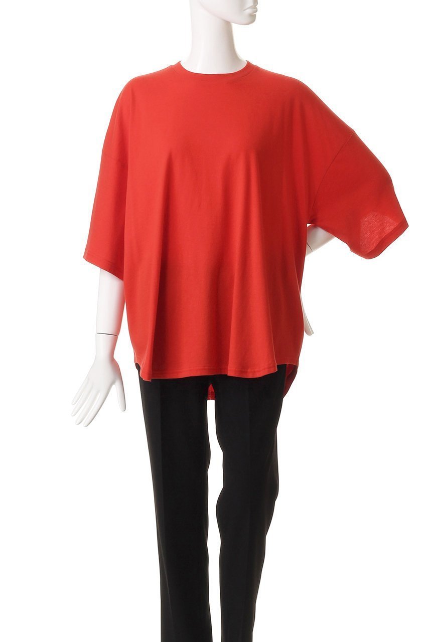 【ナゴンスタンス/nagonstans】のcurve-hem t-shirt/Tシャツ 人気、トレンドファッション・服の通販 founy(ファニー) 　ファッション　Fashion　レディースファッション　Fashion for Women　トップス・カットソー　Cut & Sew Tops　シャツ・ブラウス・オフィスカジュアル　Elegant Blouses & Button-Ups　ロングTシャツ・Tシャツ　Longline T-Shirts & Tees　カットソー・ベーシックTシャツ　Cut-and-Sewn Tops / Stretch Tees & Basics　ショート　Short, Short Length　スクエア　Square, Square Shape　スリット　Slit, Slit Detail　スリーブ　Sleeve, Long Sleeve / Short Sleeve　バランス　Balance, Style Balance　ルーズ　Loose, Oversized　定番　Standard, Basic Item　other-2|ID: prp329100004927165 ipo3291000000036970933