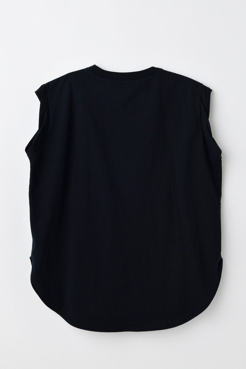 【ナゴンスタンス/nagonstans】のround-hem tank top/タンクトップ 人気、トレンドファッション・服の通販 founy(ファニー) 　ファッション　Fashion　レディースファッション　Fashion for Women　トップス・カットソー　Cut & Sew Tops　キャミソール&ノースリーブ　Camisoles & Sleeveless Tops　シャツ・ブラウス・オフィスカジュアル　Elegant Blouses & Button-Ups　ロングTシャツ・Tシャツ　Longline T-Shirts & Tees　カットソー・ベーシックTシャツ　Cut-and-Sewn Tops / Stretch Tees & Basics　キャミソール　Camisole, Spaghetti Strap Top　タンク　Tank Top, Sleeveless Top　バランス　Balance, Style Balance　ラウンド　Round, Round Neck　ルーズ　Loose, Oversized　other-2|ID: prp329100004927167 ipo3291000000036970945