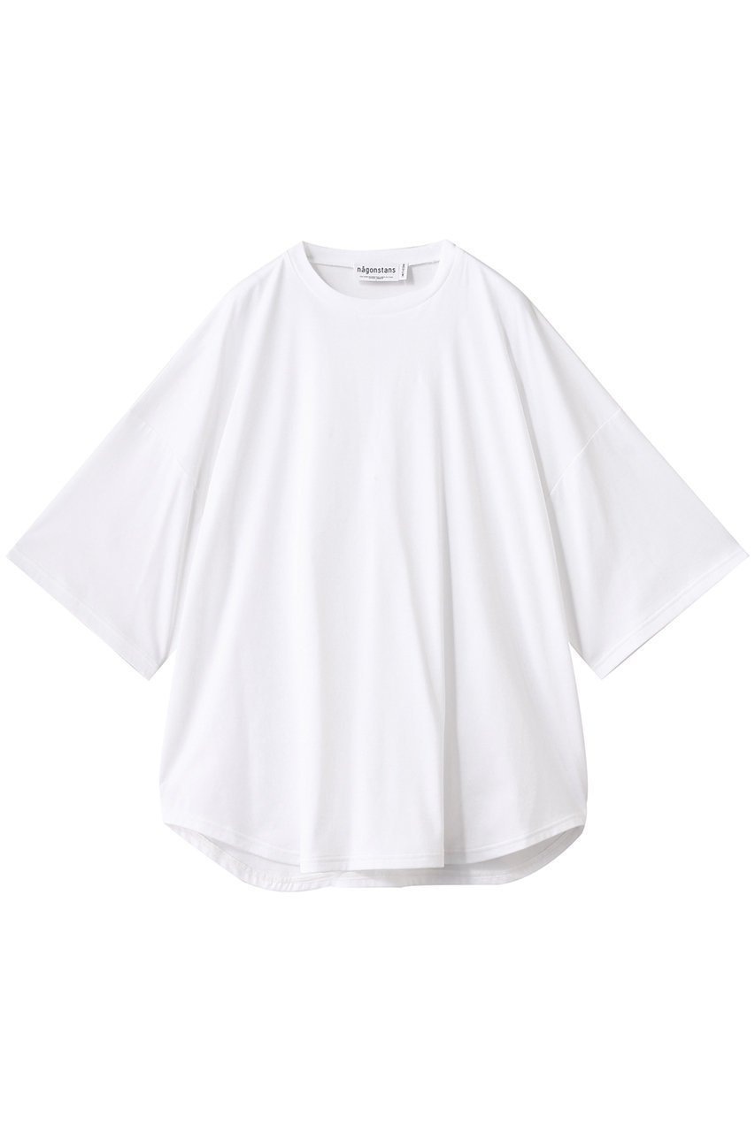 【ナゴンスタンス/nagonstans】のcurve-hem t-shirt/Tシャツ 人気、トレンドファッション・服の通販 founy(ファニー) 　ファッション　Fashion　レディースファッション　Fashion for Women　トップス・カットソー　Cut & Sew Tops　シャツ・ブラウス・オフィスカジュアル　Elegant Blouses & Button-Ups　ロングTシャツ・Tシャツ　Longline T-Shirts & Tees　カットソー・ベーシックTシャツ　Cut-and-Sewn Tops / Stretch Tees & Basics　ショート　Short, Short Length　スクエア　Square, Square Shape　スリット　Slit, Slit Detail　スリーブ　Sleeve, Long Sleeve / Short Sleeve　バランス　Balance, Style Balance　ルーズ　Loose, Oversized　定番　Standard, Basic Item　 other-1|ID: prp329100004927168 ipo3291000000036970946