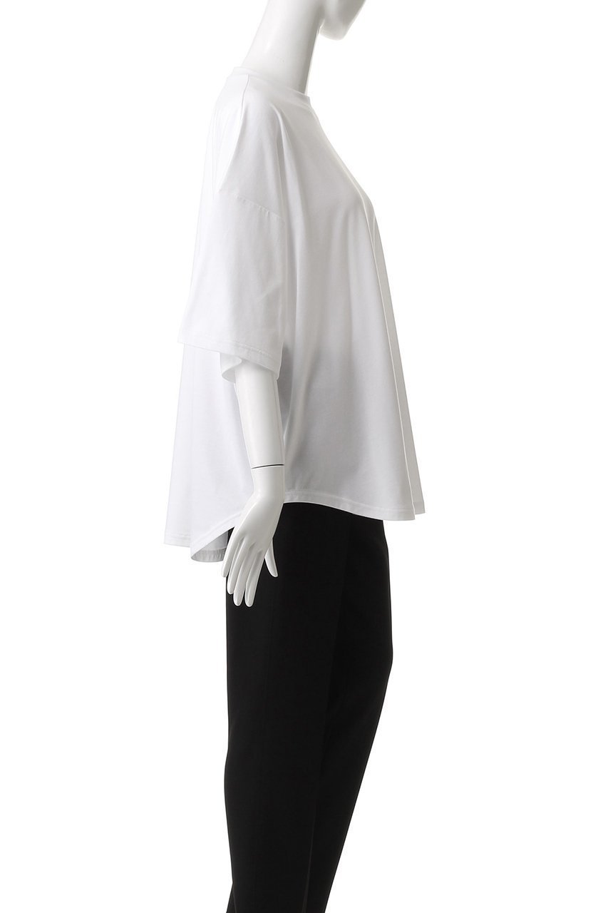 【ナゴンスタンス/nagonstans】のcurve-hem t-shirt/Tシャツ 人気、トレンドファッション・服の通販 founy(ファニー) 　ファッション　Fashion　レディースファッション　Fashion for Women　トップス・カットソー　Cut & Sew Tops　シャツ・ブラウス・オフィスカジュアル　Elegant Blouses & Button-Ups　ロングTシャツ・Tシャツ　Longline T-Shirts & Tees　カットソー・ベーシックTシャツ　Cut-and-Sewn Tops / Stretch Tees & Basics　ショート　Short, Short Length　スクエア　Square, Square Shape　スリット　Slit, Slit Detail　スリーブ　Sleeve, Long Sleeve / Short Sleeve　バランス　Balance, Style Balance　ルーズ　Loose, Oversized　定番　Standard, Basic Item　other-3|ID: prp329100004927168 ipo3291000000036970950