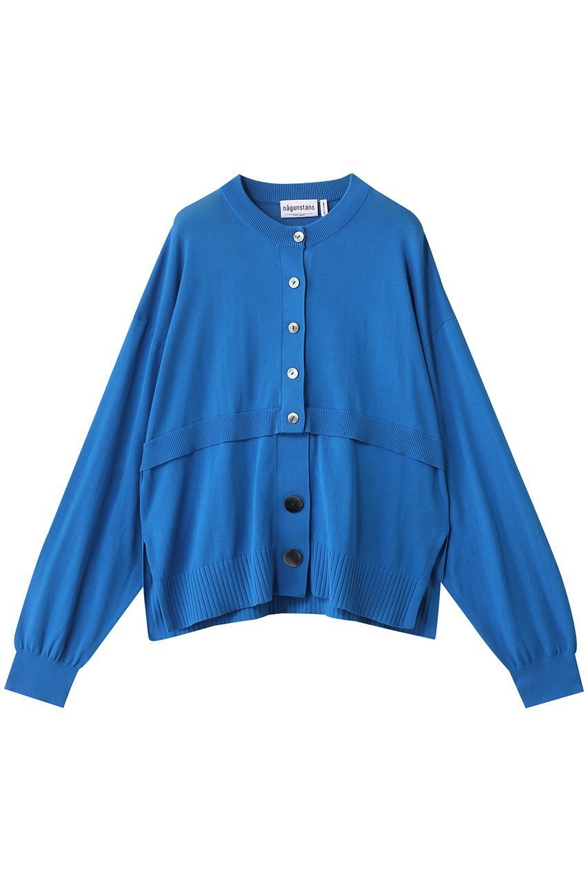 【ナゴンスタンス/nagonstans】のcrew neck cardigan/カーディガン インテリア・キッズ・メンズ・レディースファッション・服の通販 founy(ファニー) 　ファッション　Fashion　レディースファッション　Fashion for Women　トップス・カットソー　Cut & Sew Tops　カーディガン・羽織り　Layered Style Cardigans　シャツ・ブラウス・オフィスカジュアル　Elegant Blouses & Button-Ups　ロングTシャツ・Tシャツ　Longline T-Shirts & Tees　カットソー・ベーシックTシャツ　Cut-and-Sewn Tops / Stretch Tees & Basics　カーディガン　Cardigan, Knitwear　ベーシック　Basic, Essential　Sky|ID: prp329100004927170 ipo3291000000036970958