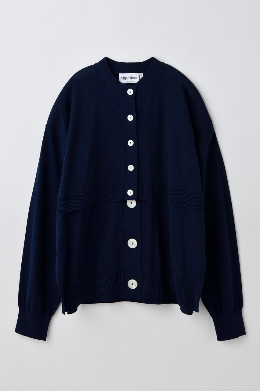【ナゴンスタンス/nagonstans】のcrew neck cardigan/カーディガン インテリア・キッズ・メンズ・レディースファッション・服の通販 founy(ファニー) 　ファッション　Fashion　レディースファッション　Fashion for Women　トップス・カットソー　Cut & Sew Tops　カーディガン・羽織り　Layered Style Cardigans　シャツ・ブラウス・オフィスカジュアル　Elegant Blouses & Button-Ups　ロングTシャツ・Tシャツ　Longline T-Shirts & Tees　カットソー・ベーシックTシャツ　Cut-and-Sewn Tops / Stretch Tees & Basics　カーディガン　Cardigan, Knitwear　ベーシック　Basic, Essential　Space|ID: prp329100004927170 ipo3291000000036970959