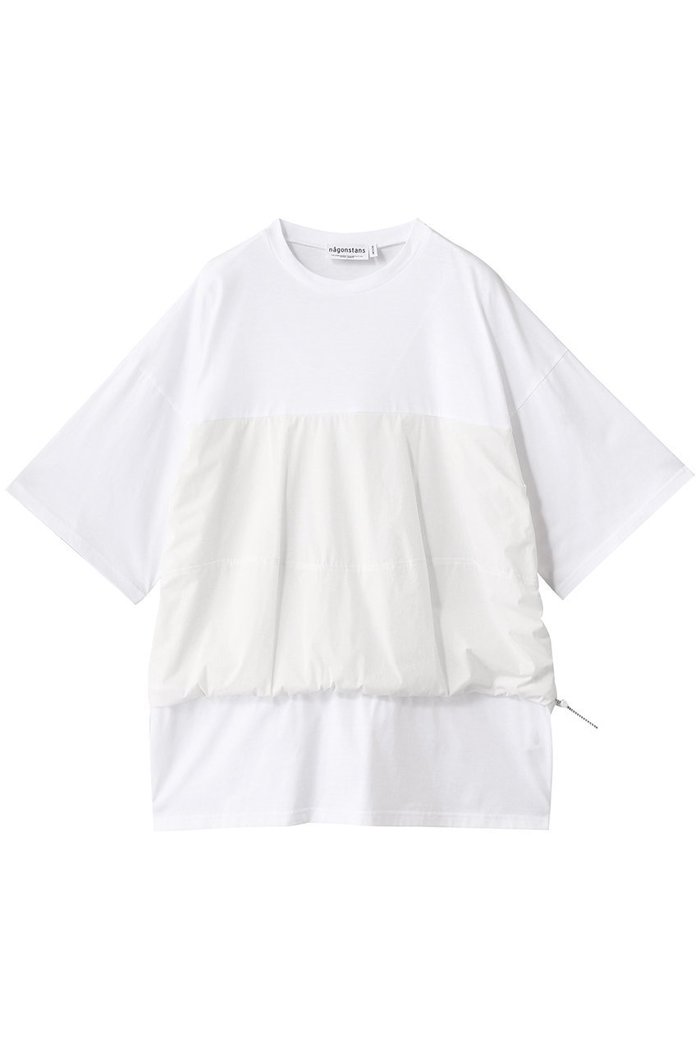【ナゴンスタンス/nagonstans】のwoven combinatin t-shirt/Tシャツ インテリア・キッズ・メンズ・レディースファッション・服の通販 founy(ファニー) https://founy.com/ ファッション Fashion レディースファッション Fashion for Women トップス・カットソー Cut & Sew Tops シャツ・ブラウス・オフィスカジュアル Elegant Blouses & Button-Ups ロングTシャツ・Tシャツ Longline T-Shirts & Tees カットソー・ベーシックTシャツ Cut-and-Sewn Tops / Stretch Tees & Basics ショート Short, Short Length スリーブ Sleeve, Long Sleeve / Short Sleeve セットアップ Set-Up, Coordinated Outfit バルーン Balloon, Balloon Silhouette フェミニン Feminine, Girly ミックス Mix, Mixed Style リラックス Relax, Relaxed Fit |ID: prp329100004927172 ipo3291000000036970962