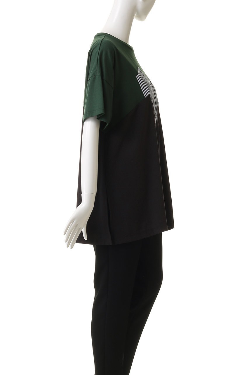 【エンフォルド/ENFOLD】のLAYERED-LIKE T-SHIRT/Tシャツ 人気、トレンドファッション・服の通販 founy(ファニー) 　ファッション　Fashion　レディースファッション　Fashion for Women　トップス・カットソー　Cut & Sew Tops　シャツ・ブラウス・オフィスカジュアル　Elegant Blouses & Button-Ups　ロングTシャツ・Tシャツ　Longline T-Shirts & Tees　カットソー・ベーシックTシャツ　Cut-and-Sewn Tops / Stretch Tees & Basics　ショート　Short, Short Length　スリーブ　Sleeve, Long Sleeve / Short Sleeve　スーツ　Suit, Formalwear　ドッキング　Docking, Mixed Material　ビスチェ　Bustier, Corset Top　ベスト　Vest, Waistcoat　other-3|ID: prp329100004927175 ipo3291000000036970982