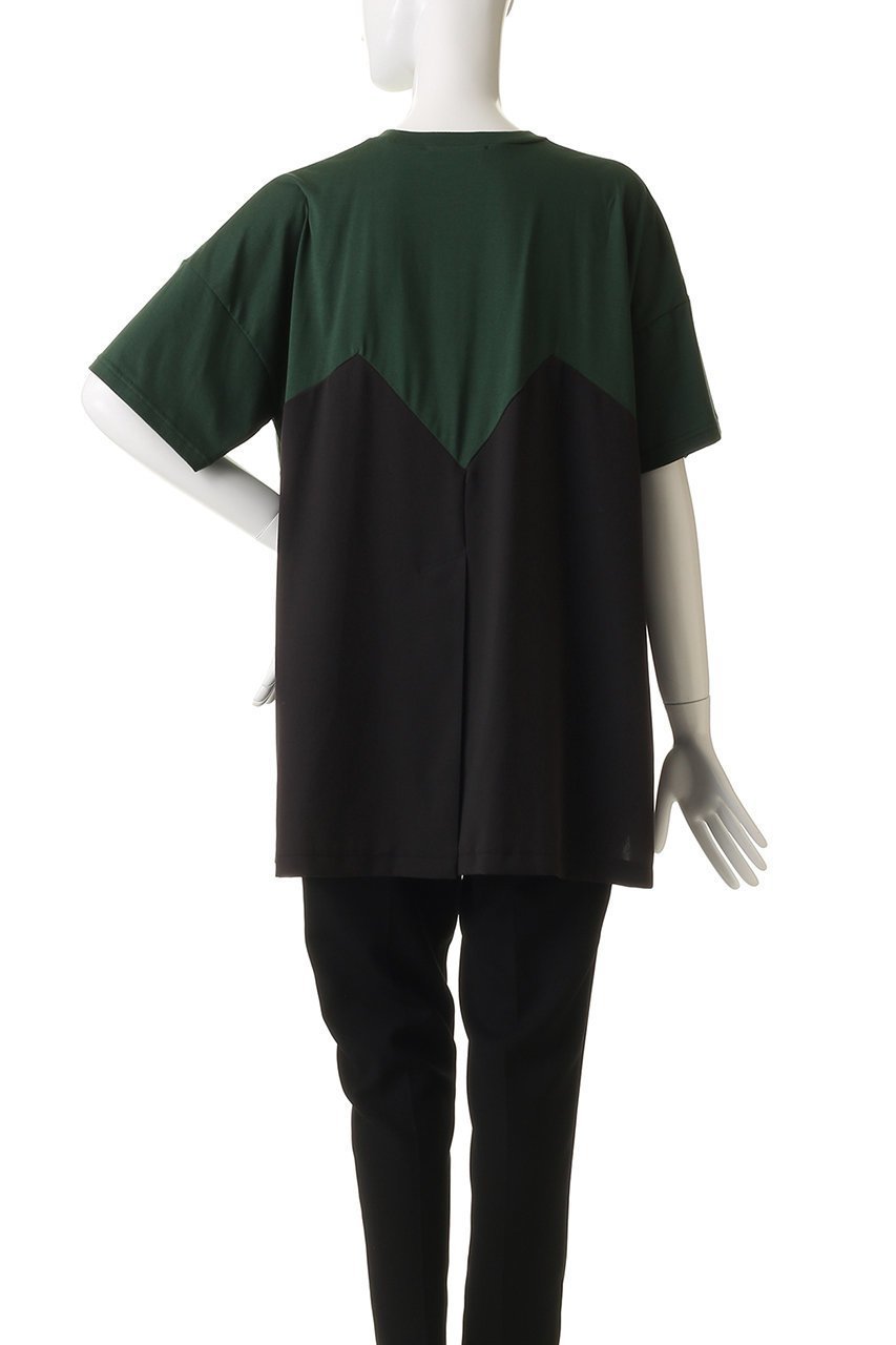 【エンフォルド/ENFOLD】のLAYERED-LIKE T-SHIRT/Tシャツ 人気、トレンドファッション・服の通販 founy(ファニー) 　ファッション　Fashion　レディースファッション　Fashion for Women　トップス・カットソー　Cut & Sew Tops　シャツ・ブラウス・オフィスカジュアル　Elegant Blouses & Button-Ups　ロングTシャツ・Tシャツ　Longline T-Shirts & Tees　カットソー・ベーシックTシャツ　Cut-and-Sewn Tops / Stretch Tees & Basics　ショート　Short, Short Length　スリーブ　Sleeve, Long Sleeve / Short Sleeve　スーツ　Suit, Formalwear　ドッキング　Docking, Mixed Material　ビスチェ　Bustier, Corset Top　ベスト　Vest, Waistcoat　other-4|ID: prp329100004927175 ipo3291000000036970983