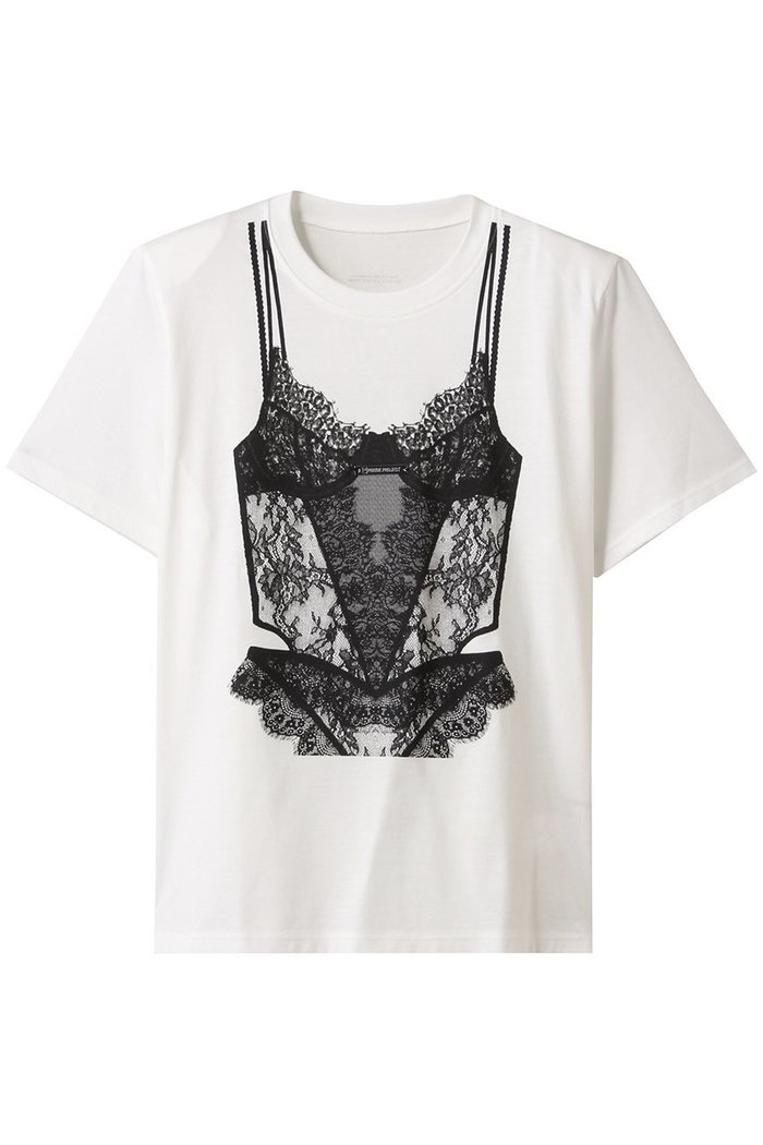 【プランク プロジェクト/PRANK PROJECT】のトロンブルイユランジェリーTEE/ Trombouille Lingerie Tee インテリア・キッズ・メンズ・レディースファッション・服の通販 founy(ファニー) https://founy.com/ ファッション Fashion レディースファッション Fashion for Women 下着・ランジェリー Lingerie & Intimates その他ランジェリー・インナーアイテム Other Lingerie / Intimates トップス・カットソー Cut & Sew Tops ショート Short, Short Length スリーブ Sleeve, Long Sleeve / Short Sleeve バランス Balance, Style Balance プリント Print, Printed Pattern ランジェリー Lingerie, Intimate Wear レース Lace, Lace Fabric |ID: prp329100004927187 ipo3291000000036971061
