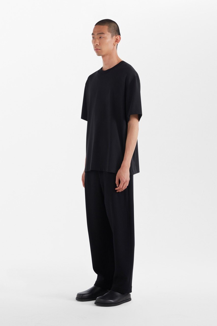 【スタジオ ニコルソン/STUDIO NICHOLSON】の【UNISEX】LAY MARCERIZED COTTON Tシャツ 人気、トレンドファッション・服の通販 founy(ファニー) 　ファッション　Fashion　レディースファッション　Fashion for Women　トップス・カットソー　Cut & Sew Tops　シャツ・ブラウス・オフィスカジュアル　Elegant Blouses & Button-Ups　ロングTシャツ・Tシャツ　Longline T-Shirts & Tees　カットソー・ベーシックTシャツ　Cut-and-Sewn Tops / Stretch Tees & Basics　ユニセックス　Unisex, Genderless　なめらか　Smooth, Silky Texture　ショート　Short, Short Length　スリーブ　Sleeve, Long Sleeve / Short Sleeve　ボックス　Boxy, Box Shape　定番　Standard, Basic Item　other-7|ID: prp329100004927213 ipo3291000000036971307