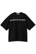 【キャサリンハムネット/KATHARINE HAMNETT LONDON】の【UNISEX】オーバーサイズ ロゴTシャツ ブラック|ID: prp329100004927303 ipo3291000000036971971