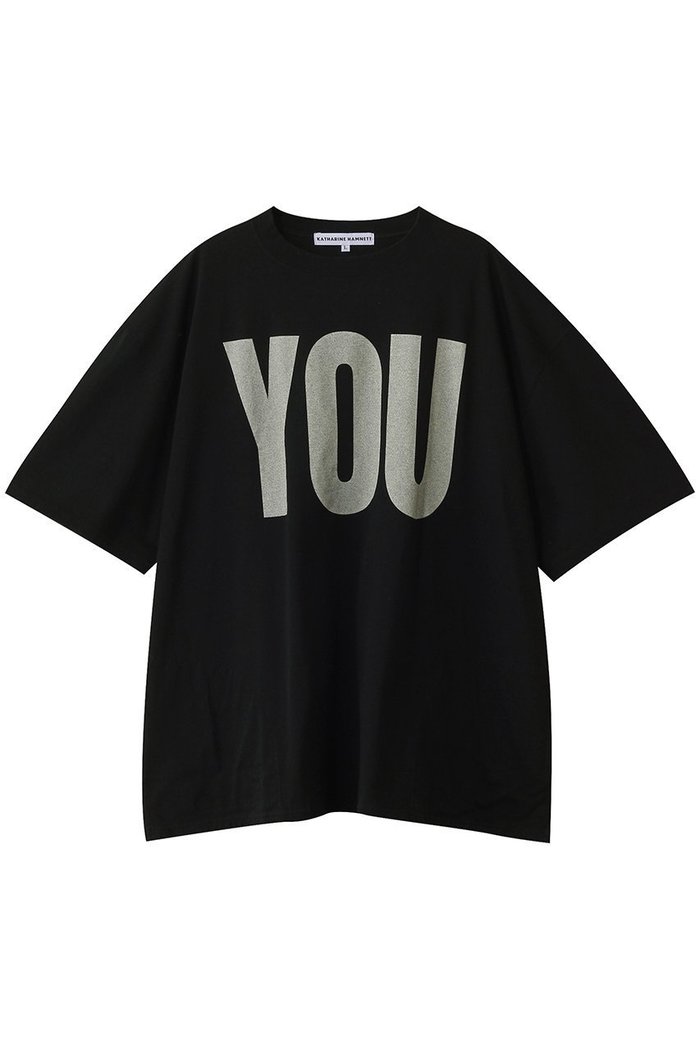 【キャサリンハムネット/KATHARINE HAMNETT LONDON】の【UNISEX】ハーフスリーブ ロングレンジス スローガンTシャツ インテリア・キッズ・メンズ・レディースファッション・服の通販 founy(ファウニー) https://founy.com/ ファッション Fashion レディースファッション Fashion for Women トップス・カットソー Cut & Sew Tops シャツ・ブラウス・オフィスカジュアル Elegant Blouses & Button-Ups ロングTシャツ・Tシャツ Longline T-Shirts & Tees カットソー・ベーシックTシャツ Cut-and-Sewn Tops / Stretch Tees & Basics ユニセックス Unisex, Genderless ショート Short, Short Length スリーブ Sleeve, Long Sleeve / Short Sleeve ハーフ Half, Half-Length ロング Long, Long-Length |ID: prp329100004927310 ipo3291000000036972027
