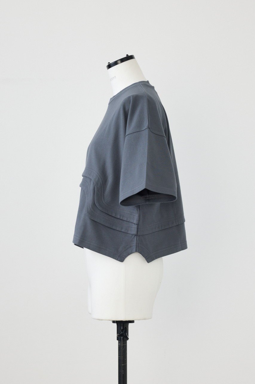 【ナゴンスタンス/nagonstans】のコーマ天竺 レイヤーヘムT/SH/Tシャツ 人気、トレンドファッション・服の通販 founy(ファニー) 　ファッション　Fashion　レディースファッション　Fashion for Women　トップス・カットソー　Cut & Sew Tops　シャツ・ブラウス・オフィスカジュアル　Elegant Blouses & Button-Ups　ロングTシャツ・Tシャツ　Longline T-Shirts & Tees　カットソー・ベーシックTシャツ　Cut-and-Sewn Tops / Stretch Tees & Basics　おすすめ　Recommended / Our Picks　ショート　Short, Short Length　スリーブ　Sleeve, Long Sleeve / Short Sleeve　セットアップ　Set-Up, Coordinated Outfit　other-2|ID: prp329100004927317 ipo3291000000036972115