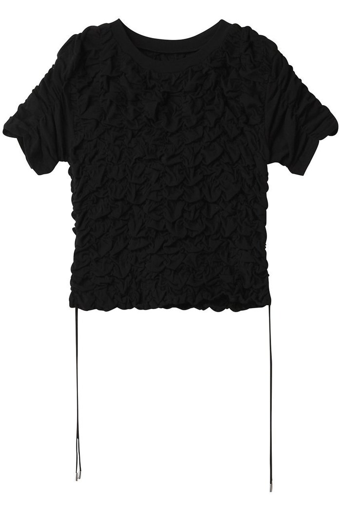 【メゾンスペシャル/MAISON SPECIAL】のShirring T-shirt/シャーリングTシャツ インテリア・キッズ・メンズ・レディースファッション・服の通販 founy(ファウニー) https://founy.com/ ファッション Fashion レディースファッション Fashion for Women トップス・カットソー Cut & Sew Tops シャツ・ブラウス・オフィスカジュアル Elegant Blouses & Button-Ups ロングTシャツ・Tシャツ Longline T-Shirts & Tees カットソー・ベーシックTシャツ Cut-and-Sewn Tops / Stretch Tees & Basics シアー Sheer, See-Through シャーリング Shirring, Ruched ショート Short, Short Length スピンドル Spindle, Drawcord スリーブ Sleeve, Long Sleeve / Short Sleeve セットアップ Set-Up, Coordinated Outfit |ID: prp329100004927329 ipo3291000000036972228