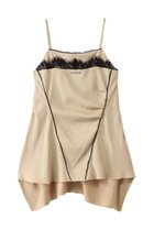 【プランク プロジェクト/PRANK PROJECT】のアシメランジェリーキャミチュニック / Asymmetrical Lingerie Ccami Tunic 人気、トレンドファッション・服の通販 founy(ファニー) ファッション Fashion レディースファッション Fashion for Women 下着・ランジェリー Lingerie & Intimates その他ランジェリー・インナーアイテム Other Lingerie / Intimates トップス・カットソー Cut & Sew Tops アシンメトリー Asymmetrical Style キャミソール Camisole, Spaghetti Strap Top タンク Tank Top, Sleeveless Top デニム Denim, Jeans Material ボトム Bottoms, Lower Wear ランジェリー Lingerie, Intimate Wear レース Lace, Lace Fabric thumbnail L.YEL(ライトイエロー)|ID: prp329100004927348 ipo3291000000036972398