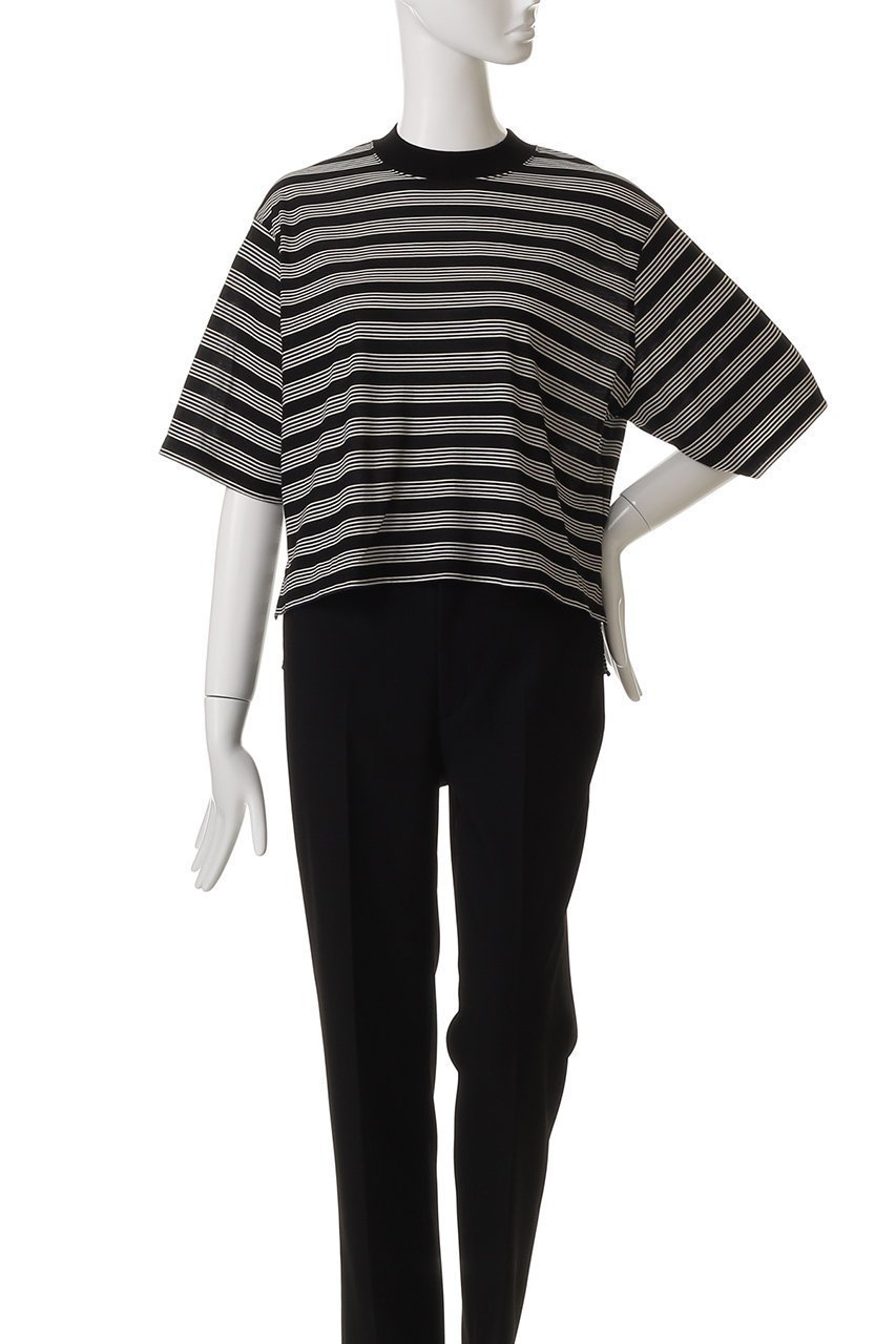 【スリー ドッツ/three dots】のハンプトンTEE ショートスリーブ 人気、トレンドファッション・服の通販 founy(ファニー) 　ファッション　Fashion　レディースファッション　Fashion for Women　トップス・カットソー　Cut & Sew Tops　シャツ・ブラウス・オフィスカジュアル　Elegant Blouses & Button-Ups　ロングTシャツ・Tシャツ　Longline T-Shirts & Tees　カットソー・ベーシックTシャツ　Cut-and-Sewn Tops / Stretch Tees & Basics　インナー　Innerwear　クロップド　Cropped, Short Length　ショート　Short, Short Length　スリーブ　Sleeve, Long Sleeve / Short Sleeve　フィット　Fit, Slim Fit　エレガント 上品　Elegant　other-2|ID: prp329100004927367 ipo3291000000036972596