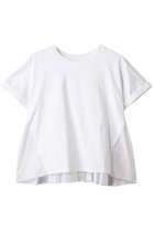 【ナナデコール/nanadecor】のバックフリルコンビTシャツ 人気、トレンドファッション・服の通販 founy(ファニー) ファッション Fashion レディースファッション Fashion for Women トップス・カットソー Cut & Sew Tops シャツ・ブラウス・オフィスカジュアル Elegant Blouses & Button-Ups ロングTシャツ・Tシャツ Longline T-Shirts & Tees カットソー・ベーシックTシャツ Cut-and-Sewn Tops / Stretch Tees & Basics カットソー Cut and Sewn Top ギャザー Gathered, Ruffled コンビ Combo, Combination Style シアー Sheer, See-Through ショート Short, Short Length シンプル Simple, Minimal スリーブ Sleeve, Long Sleeve / Short Sleeve フェミニン Feminine, Girly フリル Frill, Ruffle フロント Front, Front Design リラックス Relax, Relaxed Fit thumbnail ホワイト|ID: prp329100004927389 ipo3291000000036972745
