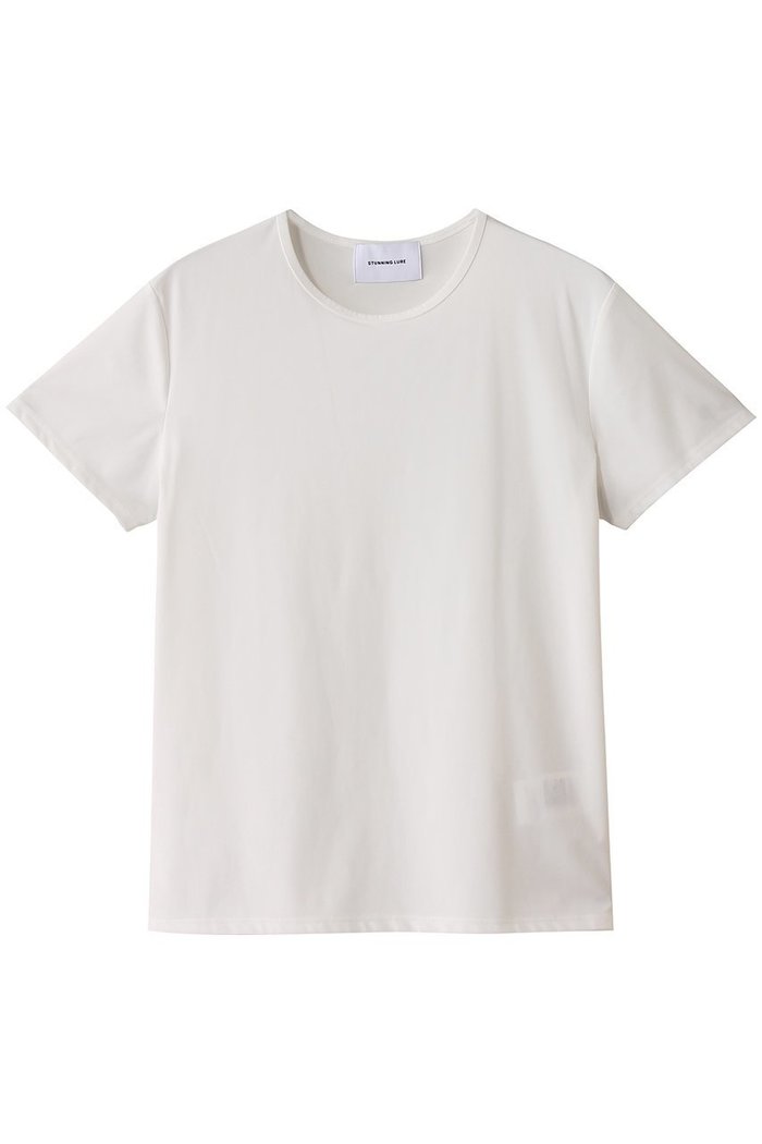 【スタニングルアー/STUNNING LURE】のスイムジャージーTシャツ インテリア・キッズ・メンズ・レディースファッション・服の通販 founy(ファウニー) https://founy.com/ ファッション Fashion レディースファッション Fashion for Women トップス・カットソー Cut & Sew Tops シャツ・ブラウス・オフィスカジュアル Elegant Blouses & Button-Ups ロングTシャツ・Tシャツ Longline T-Shirts & Tees カットソー・ベーシックTシャツ Cut-and-Sewn Tops / Stretch Tees & Basics コンパクト Compact, Small Size ショート Short, Short Length シンプル Simple, Minimal ストレッチ Stretch, Stretchy Fabric スポーティ Sporty, Casual Athletic スリーブ Sleeve, Long Sleeve / Short Sleeve 夏 Summer |ID: prp329100004927419 ipo3291000000036972970