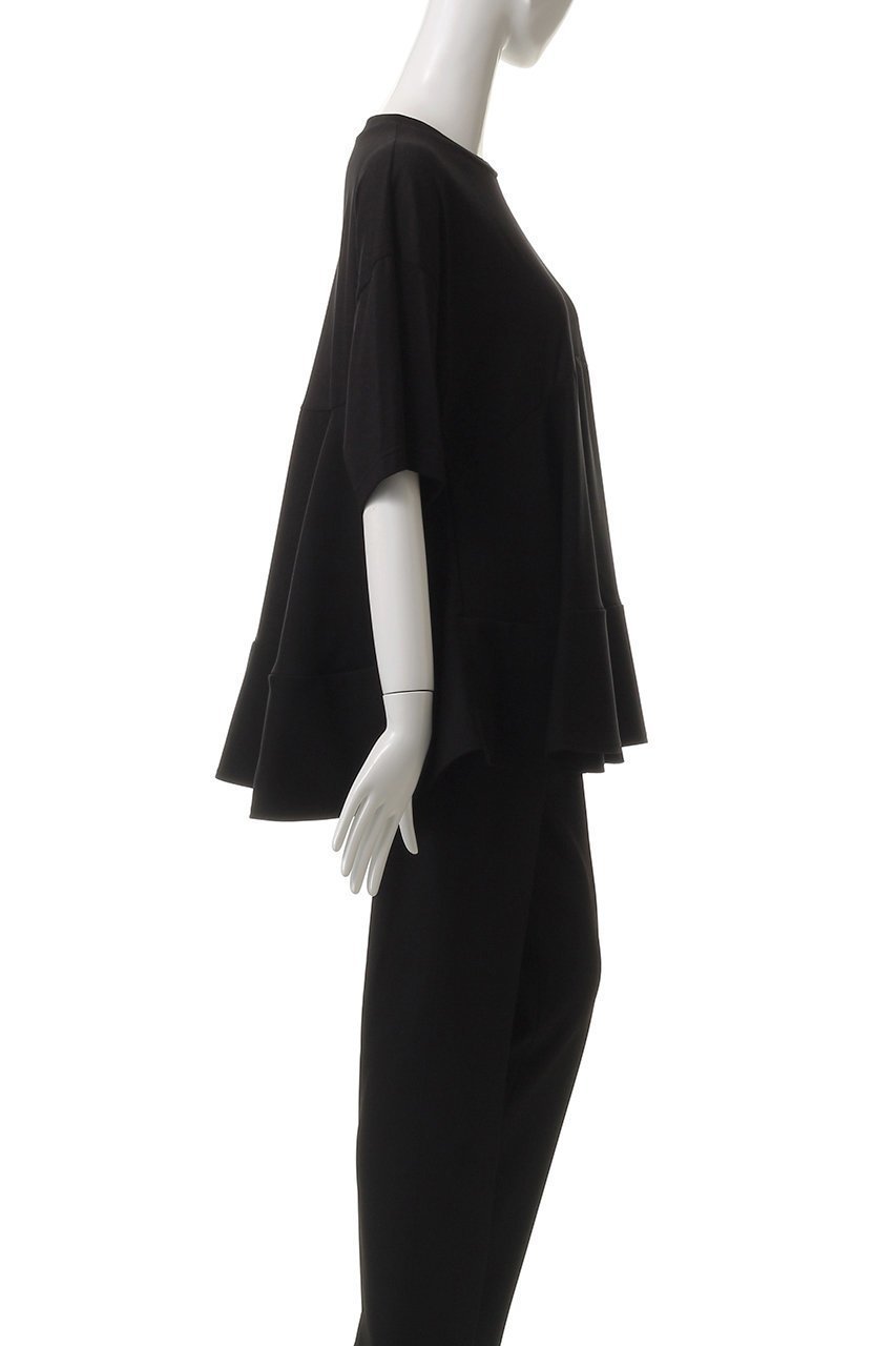 【エンフォルド/ENFOLD】のFLARE DOCKING T-SHIRT/シャツ 人気、トレンドファッション・服の通販 founy(ファニー) 　ファッション　Fashion　レディースファッション　Fashion for Women　トップス・カットソー　Cut & Sew Tops　シャツ・ブラウス・オフィスカジュアル　Elegant Blouses & Button-Ups　ロングTシャツ・Tシャツ　Longline T-Shirts & Tees　カットソー・ベーシックTシャツ　Cut-and-Sewn Tops / Stretch Tees & Basics　カットソー　Cut and Sewn Top　ショート　Short, Short Length　スリーブ　Sleeve, Long Sleeve / Short Sleeve　ドッキング　Docking, Mixed Material　リラックス　Relax, Relaxed Fit　切替　Switching, Contrast Panel　定番　Standard, Basic Item　other-3|ID: prp329100004927431 ipo3291000000036973078