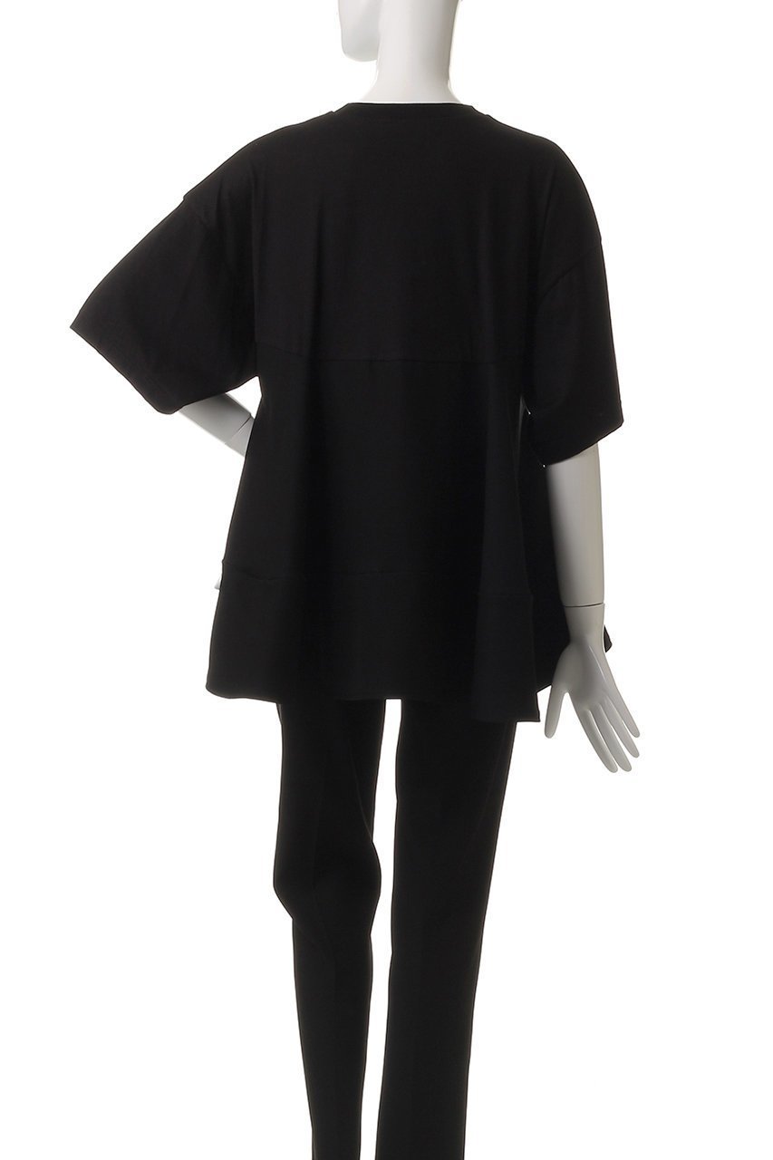 【エンフォルド/ENFOLD】のFLARE DOCKING T-SHIRT/シャツ 人気、トレンドファッション・服の通販 founy(ファニー) 　ファッション　Fashion　レディースファッション　Fashion for Women　トップス・カットソー　Cut & Sew Tops　シャツ・ブラウス・オフィスカジュアル　Elegant Blouses & Button-Ups　ロングTシャツ・Tシャツ　Longline T-Shirts & Tees　カットソー・ベーシックTシャツ　Cut-and-Sewn Tops / Stretch Tees & Basics　カットソー　Cut and Sewn Top　ショート　Short, Short Length　スリーブ　Sleeve, Long Sleeve / Short Sleeve　ドッキング　Docking, Mixed Material　リラックス　Relax, Relaxed Fit　切替　Switching, Contrast Panel　定番　Standard, Basic Item　other-4|ID: prp329100004927431 ipo3291000000036973081