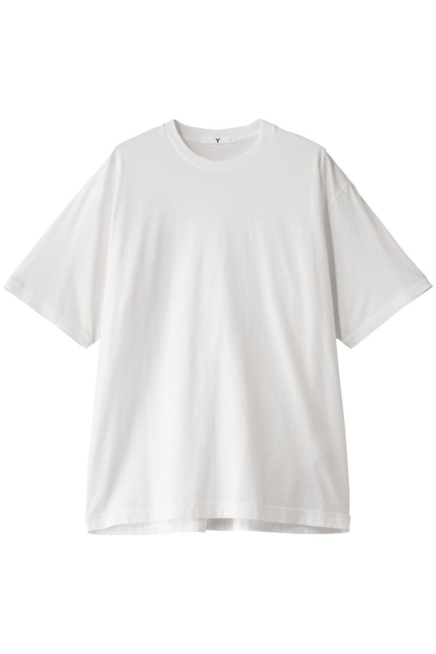 【イレーヴ/YLEVE】の【UNISEX】【Y】ORGANIC COTTON ジャージー ショートスリーブTシャツ インテリア・キッズ・メンズ・レディースファッション・服の通販 founy(ファニー) 　ファッション　Fashion　レディースファッション　Fashion for Women　トップス・カットソー　Cut & Sew Tops　シャツ・ブラウス・オフィスカジュアル　Elegant Blouses & Button-Ups　ロングTシャツ・Tシャツ　Longline T-Shirts & Tees　カットソー・ベーシックTシャツ　Cut-and-Sewn Tops / Stretch Tees & Basics　ユニセックス　Unisex, Genderless　ショート　Short, Short Length　スリーブ　Sleeve, Long Sleeve / Short Sleeve　ベーシック　Basic, Essential　定番　Standard, Basic Item　ホワイト|ID: prp329100004927461 ipo3291000000036973336