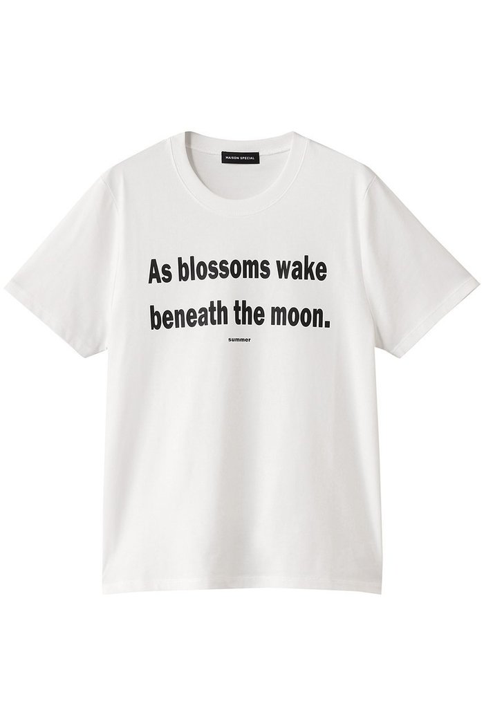 【メゾンスペシャル/MAISON SPECIAL】のTHE MOON T-shirt/THE MOON TEE インテリア・キッズ・メンズ・レディースファッション・服の通販 founy(ファウニー) https://founy.com/ ファッション Fashion レディースファッション Fashion for Women トップス・カットソー Cut & Sew Tops シャツ・ブラウス・オフィスカジュアル Elegant Blouses & Button-Ups ロングTシャツ・Tシャツ Longline T-Shirts & Tees カットソー・ベーシックTシャツ Cut-and-Sewn Tops / Stretch Tees & Basics インナー Innerwear ショート Short, Short Length シンプル Simple, Minimal スリーブ Sleeve, Long Sleeve / Short Sleeve 羽織 Haori, Light Jacket ロング Long, Long-Length |ID: prp329100004927489 ipo3291000000036973595