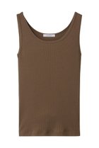 【エリオポール/heliopole】のリブタンクトップ 人気、トレンドファッション・服の通販 founy(ファニー) ファッション Fashion レディースファッション Fashion for Women トップス・カットソー Cut & Sew Tops キャミソール&ノースリーブ Camisoles & Sleeveless Tops シャツ・ブラウス・オフィスカジュアル Elegant Blouses & Button-Ups ロングTシャツ・Tシャツ Longline T-Shirts & Tees カットソー・ベーシックTシャツ Cut-and-Sewn Tops / Stretch Tees & Basics おすすめ Recommended / Our Picks キャミソール Camisole, Spaghetti Strap Top スクエア Square, Square Shape タンク Tank Top, Sleeveless Top デコルテ Décolleté, Neckline ベーシック Basic, Essential thumbnail ダークブラウン|ID: prp329100004927490 ipo3291000000036973627