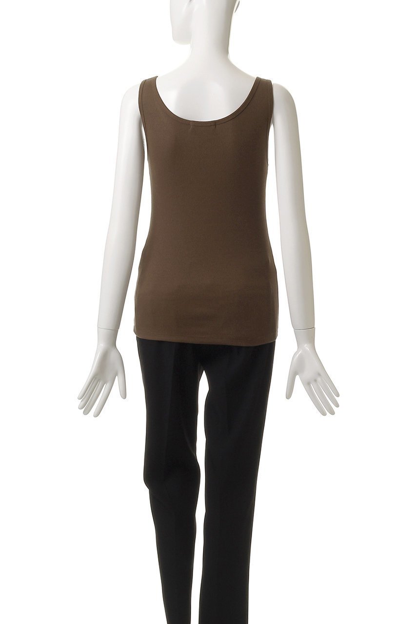 【エリオポール/heliopole】のリブタンクトップ 人気、トレンドファッション・服の通販 founy(ファニー) 　ファッション　Fashion　レディースファッション　Fashion for Women　トップス・カットソー　Cut & Sew Tops　キャミソール&ノースリーブ　Camisoles & Sleeveless Tops　シャツ・ブラウス・オフィスカジュアル　Elegant Blouses & Button-Ups　ロングTシャツ・Tシャツ　Longline T-Shirts & Tees　カットソー・ベーシックTシャツ　Cut-and-Sewn Tops / Stretch Tees & Basics　おすすめ　Recommended / Our Picks　キャミソール　Camisole, Spaghetti Strap Top　スクエア　Square, Square Shape　タンク　Tank Top, Sleeveless Top　デコルテ　Décolleté, Neckline　ベーシック　Basic, Essential　other-4|ID: prp329100004927490 ipo3291000000036973633