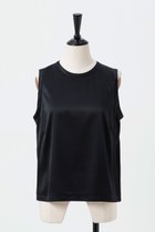 【オーヴィル/EAUVIRE】のウォッシャブルシルクノースリーブブラウス ブラック|ID: prp329100004927495 ipo3291000000036973701