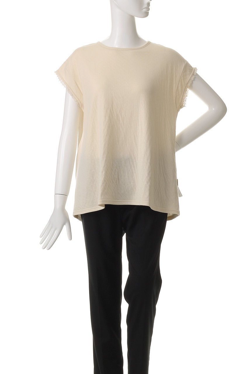 【ナナデコール/nanadecor】のリリー半袖トップス 人気、トレンドファッション・服の通販 founy(ファニー) 　ファッション　Fashion　レディースファッション　Fashion for Women　トップス・カットソー　Cut & Sew Tops　シャツ・ブラウス・オフィスカジュアル　Elegant Blouses & Button-Ups　ロングTシャツ・Tシャツ　Longline T-Shirts & Tees　カットソー・ベーシックTシャツ　Cut-and-Sewn Tops / Stretch Tees & Basics　ショート　Short, Short Length　スリーブ　Sleeve, Long Sleeve / Short Sleeve　ハーフ　Half, Half-Length　レース　Lace, Lace Fabric　半袖　Short Sleeve, Half Sleeve　other-2|ID: prp329100004927502 ipo3291000000036973839