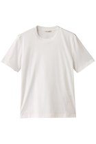 【デザイン ワークス/DESIGN WORKS】のコットンスムースコンパクトTシャツ 人気、トレンドファッション・服の通販 founy(ファニー) ファッション Fashion レディースファッション Fashion for Women トップス・カットソー Cut & Sew Tops シャツ・ブラウス・オフィスカジュアル Elegant Blouses & Button-Ups ロングTシャツ・Tシャツ Longline T-Shirts & Tees カットソー・ベーシックTシャツ Cut-and-Sewn Tops / Stretch Tees & Basics インナー Innerwear コンパクト Compact, Small Size ショート Short, Short Length ジャケット Jacket, Outerwear スリーブ Sleeve, Long Sleeve / Short Sleeve thumbnail アイボリー|ID: prp329100004927596 ipo3291000000036975169